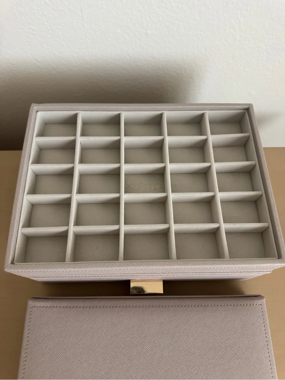 Stackers Taupe Jewelry Box with Drawer